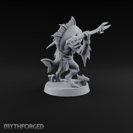 Madness Comes in Shoals Kuo-toa Tide Raider F — Bare-headed