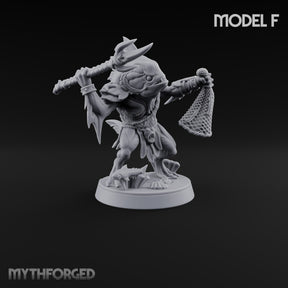 Madness Comes in Shoals Kuo-toa Tide Raider F — Bare-headed