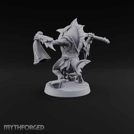 Madness Comes in Shoals Kuo-toa Tide Raider F — Helmeted