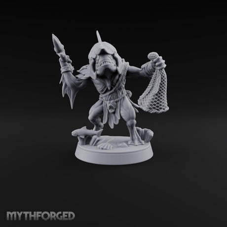 Madness Comes in Shoals Kuo-toa Tide Raider F — Helmeted