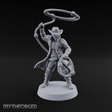 Lasso Twirling Space Cowboy Miniature for Dungeons and Dragons, Pathfinder or other TTRPGs
