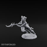 Lunging Blade Sweep Tiefling Assassin Miniature for Dungeons and Dragons, Pathfinder or other TTRPGs
