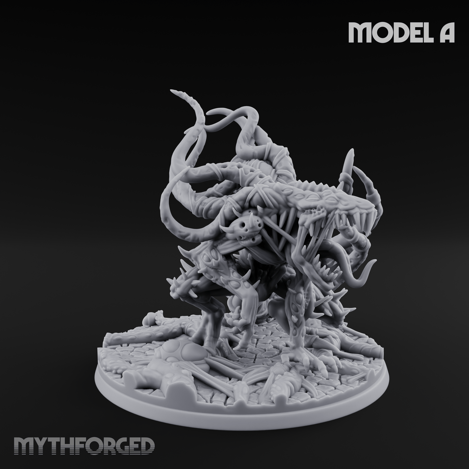 Tentacles Writhing Grell Lurkers A Miniature for Dungeons and Dragons, Pathfinder or other TTRPGs