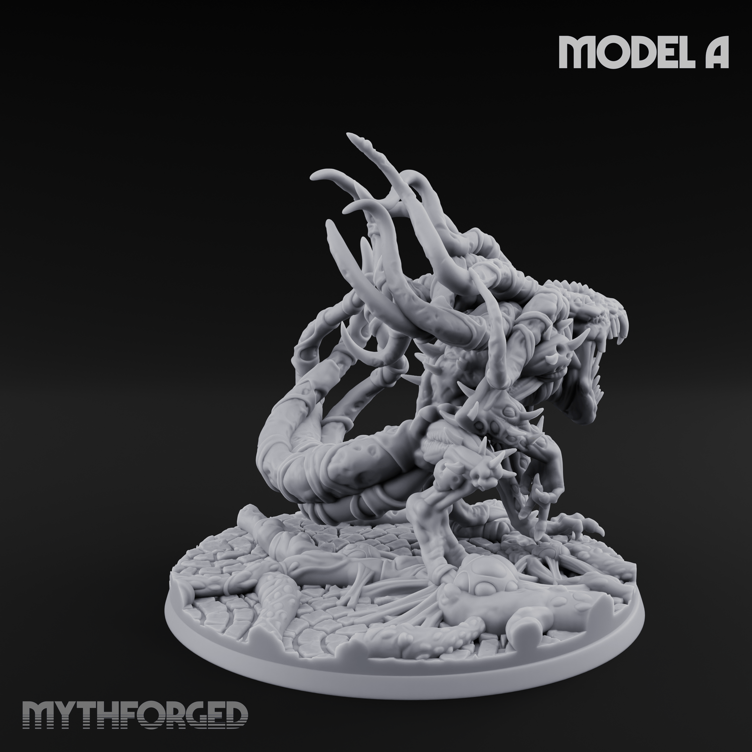 Tentacles Writhing Grell Lurkers A Miniature for Dungeons and Dragons, Pathfinder or other TTRPGs