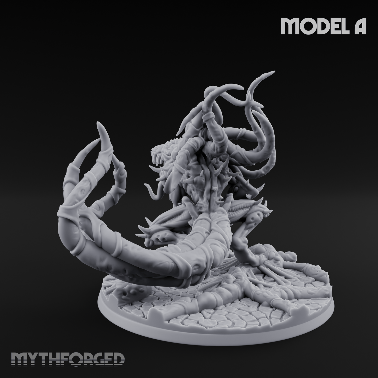 Tentacles Writhing Grell Lurkers A Miniature for Dungeons and Dragons, Pathfinder or other TTRPGs