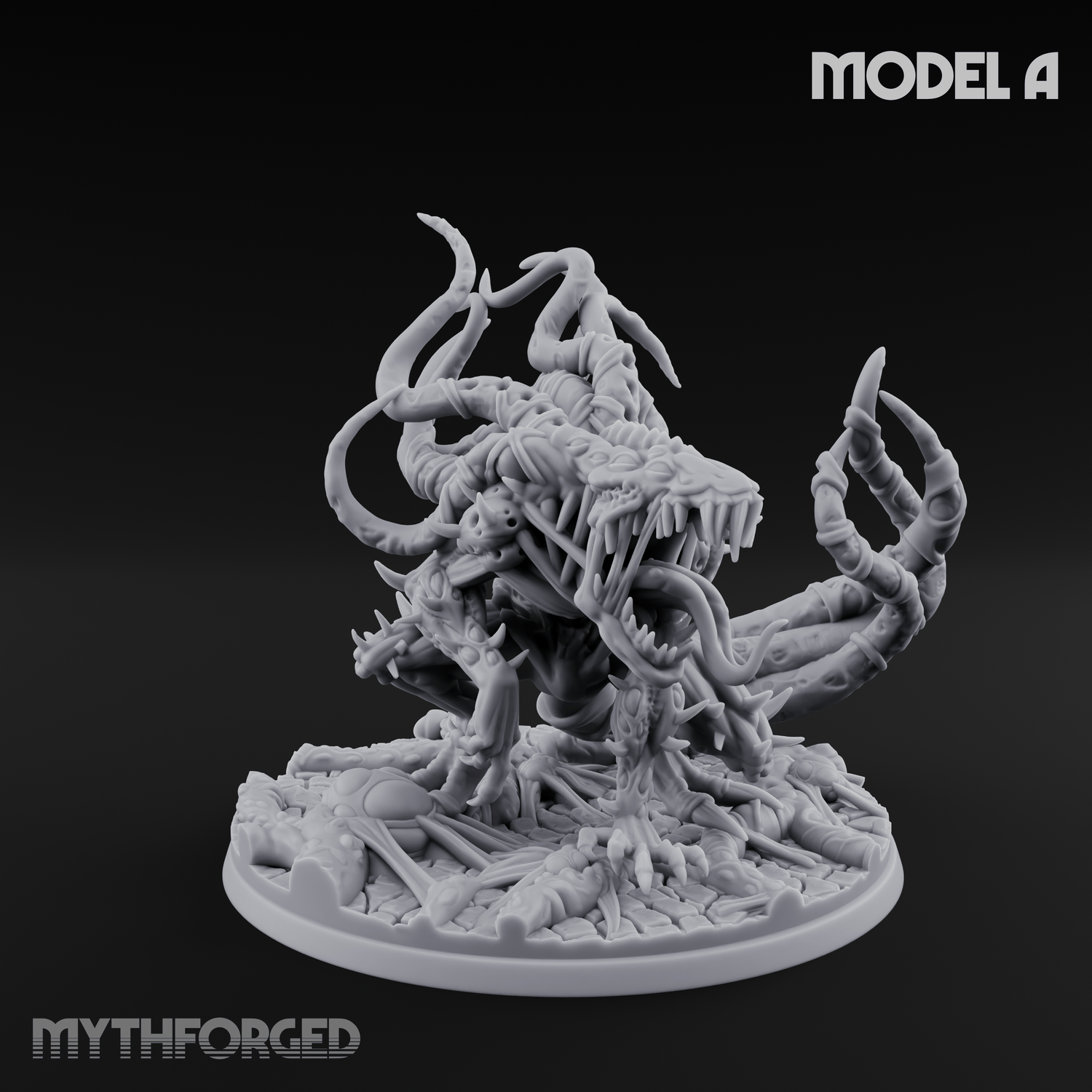 Tentacles Writhing Grell Lurkers A Miniature for Dungeons and Dragons, Pathfinder or other TTRPGs