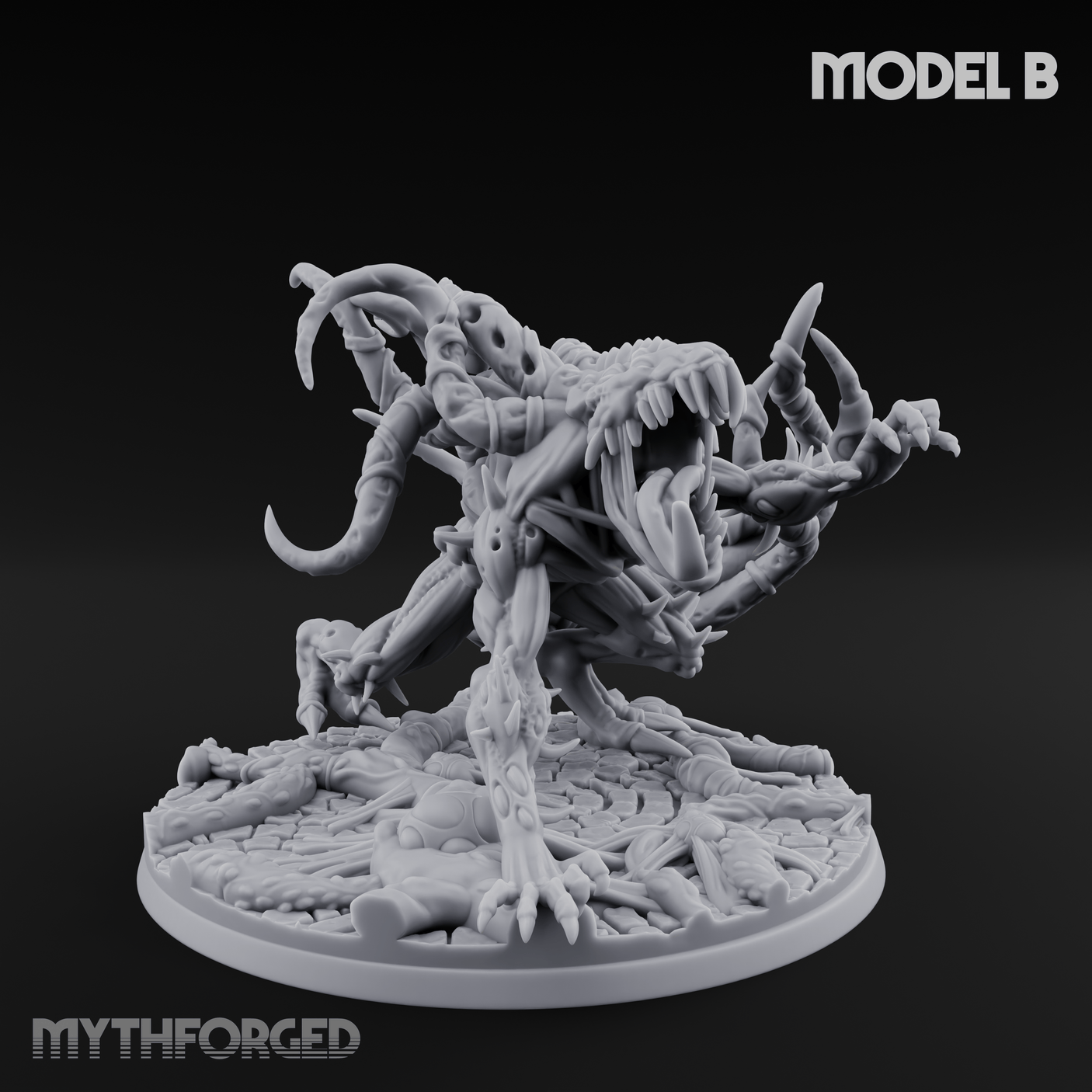 Tentacles Writhing Grell Lurkers Miniature for Dungeons and Dragons, Pathfinder or other TTRPGs