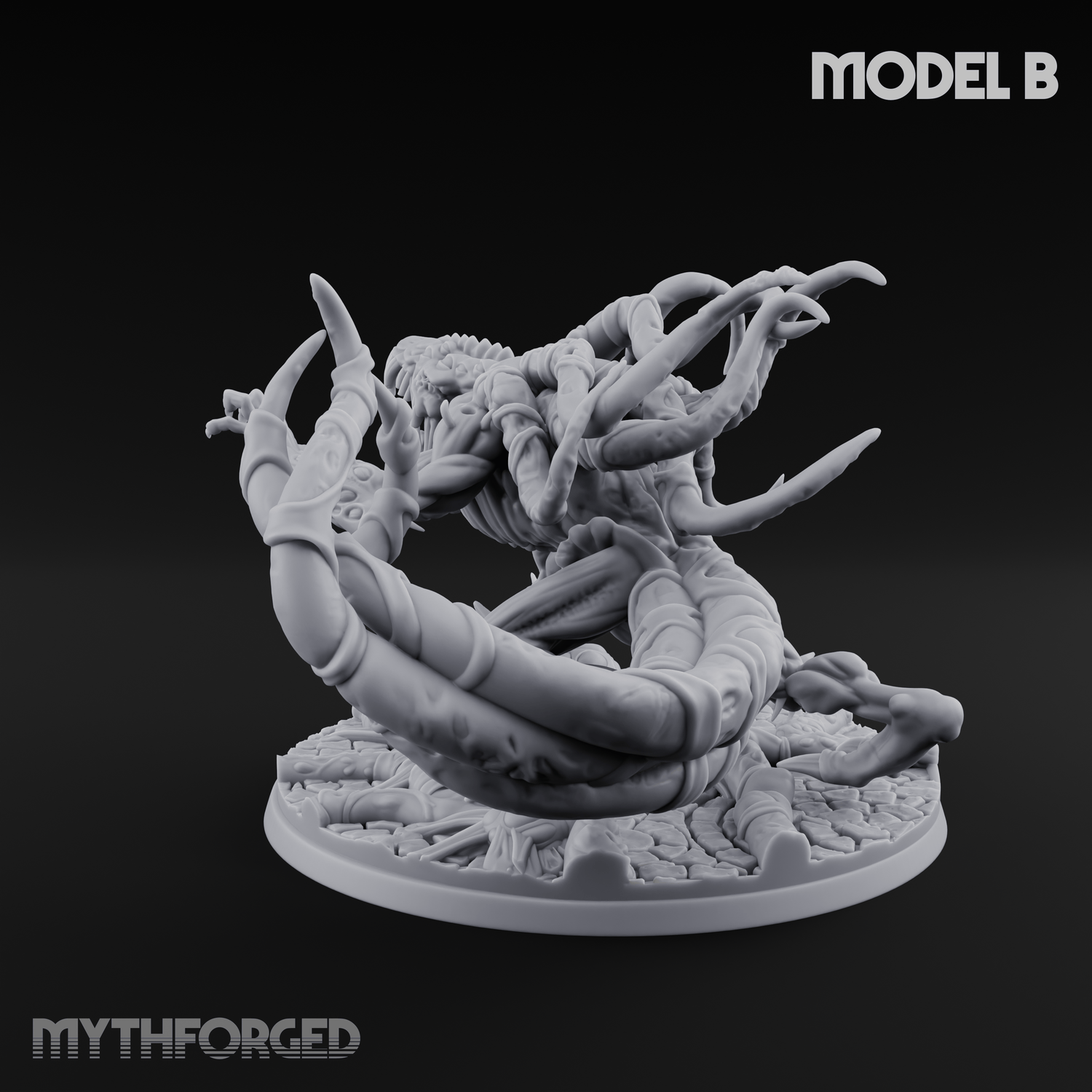 Tentacles Writhing Grell Lurkers B Miniature for Dungeons and Dragons, Pathfinder or other TTRPGs