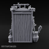 Lute-Hung Potion-Crammed Adventurer's Curio Shelf Miniature for Dungeons and Dragons, Pathfinder or other TTRPGs