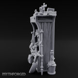Lute-Hung Potion-Crammed Adventurer's Curio Shelf Miniature for Dungeons and Dragons, Pathfinder or other TTRPGs