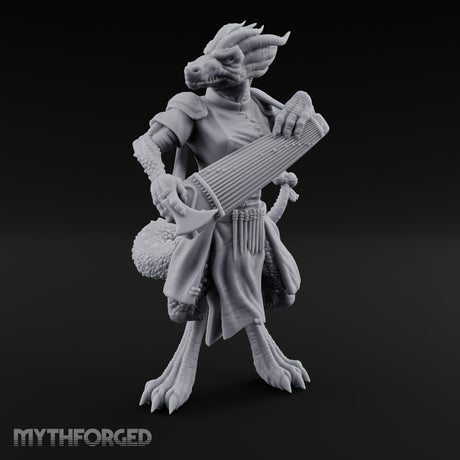 Lute Strumming Dragonborn Bard gallery 1