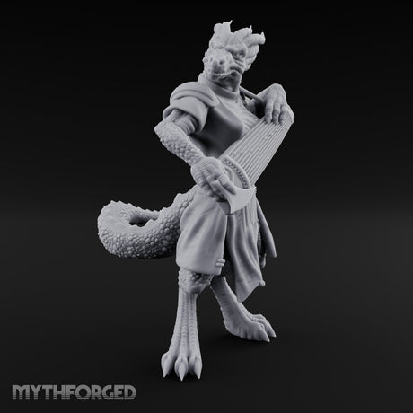 Lute Strumming Dragonborn Bard gallery 2