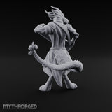 Lute Strumming Dragonborn Bard Miniature for Dungeons and Dragons, Pathfinder or other TTRPGs