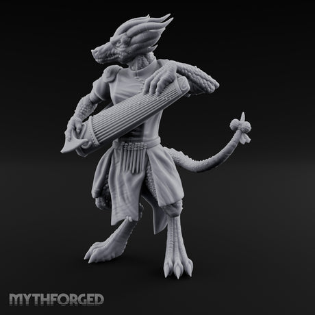 Lute Strumming Dragonborn Bard gallery 8