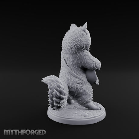 Lute Strumming Tabaxi Bard Miniature for Dungeons and Dragons, Pathfinder or other TTRPGs