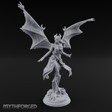 Wings Spread Wide Succubus Seductress Miniature for Dungeons and Dragons, Pathfinder or other TTRPGs