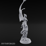 Wings Spread Wide Succubus Seductress Miniature for Dungeons and Dragons, Pathfinder or other TTRPGs