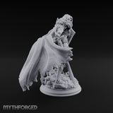 Windswept Guarding Human Paladin Miniature for Dungeons and Dragons, Pathfinder or other TTRPGs