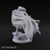 Windswept Guarding Human Paladin Miniature for Dungeons and Dragons, Pathfinder or other TTRPGs