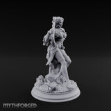 Heartstring Strumming Human Bard Miniature for Dungeons and Dragons, Pathfinder or other TTRPGs