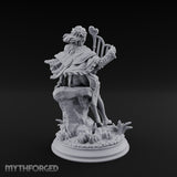 Heartstring Strumming Human Bard Miniature for Dungeons and Dragons, Pathfinder or other TTRPGs