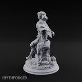 Heartstring Strumming Human Bard Miniature for Dungeons and Dragons, Pathfinder or other TTRPGs