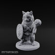 Mace And Shield Ready Tabaxi Paladin Miniature for Dungeons and Dragons, Pathfinder or other TTRPGs