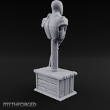 Mace-Leaned Pauldron-Plated Knight Training Shield Dummy gallery 4