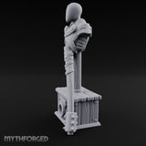 Mace-Leaned Pauldron-Plated Knight Training Shield Dummy gallery 7