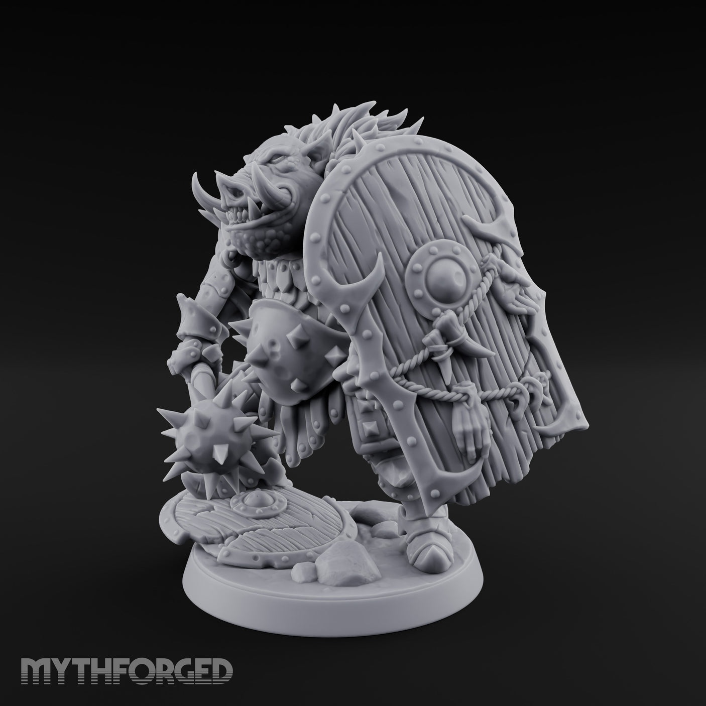 Mace Planting Pig Orc Warrior gallery 18
