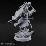 Mace Smashing Shield Bracing Reef Knight Miniature for Dungeons and Dragons, Pathfinder or other TTRPGs