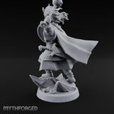 Mace Smashing Shield Bracing Reef Knight Miniature for Dungeons and Dragons, Pathfinder or other TTRPGs