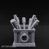 Mace-Stuffed Ring-Handled Weapon Storage Crate