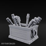 Mace-Stuffed Ring-Handled Weapon Storage Crate gallery 6