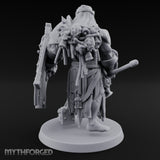 Mace Swinging Shield Bearing Anointed Warrior Miniature for Dungeons and Dragons, Pathfinder or other TTRPGs