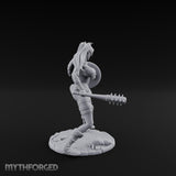 Mace Swinging Shield Ready Human Barbarian Miniature for Dungeons and Dragons, Pathfinder or other TTRPGs
