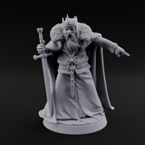 Off With His Head Human King Miniature for Dungeons and Dragons, Pathfinder or other TTRPGs