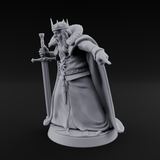 Off With His Head Human King Miniature for Dungeons and Dragons, Pathfinder or other TTRPGs
