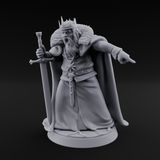 Off With His Head Human King Miniature for Dungeons and Dragons, Pathfinder or other TTRPGs