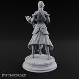 Magic Coiling Elf Spellsword Miniature for Dungeons and Dragons, Pathfinder or other TTRPGs