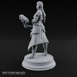 Magic Coiling Elf Spellsword Miniature for Dungeons and Dragons, Pathfinder or other TTRPGs