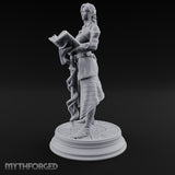 Magic Coiling Elf Spellsword Miniature for Dungeons and Dragons, Pathfinder or other TTRPGs