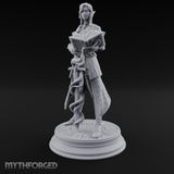 Magic Coiling Elf Spellsword Miniature for Dungeons and Dragons, Pathfinder or other TTRPGs