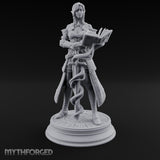 Magic Coiling Elf Spellsword Miniature for Dungeons and Dragons, Pathfinder or other TTRPGs