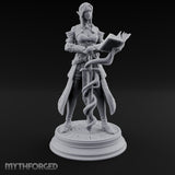 Magic Coiling Elf Spellsword Miniature for Dungeons and Dragons, Pathfinder or other TTRPGs
