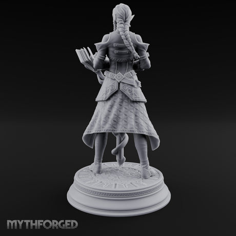 Magic Coiling Elf Spellsword Miniature for Dungeons and Dragons, Pathfinder or other TTRPGs