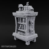 Crystal Ball Stays Unsold Wooden Magic Shop Display Shelf