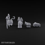 Staves Stocked, Crocodile Mounted Magic Shop Small Props Set
