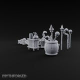 Staves Stocked, Crocodile Mounted Magic Shop Small Props Set