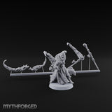 Magic Summoning Human Wizard Miniature for Dungeons and Dragons, Pathfinder or other TTRPGs